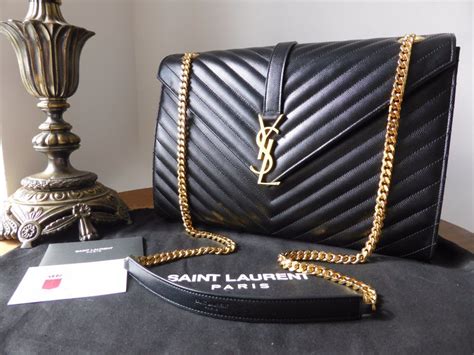 ysl matelasse envelope bag|YSL black envelope bag.